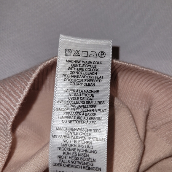 Adrianna Papell V-Neck Sweater Womens Medium Clip Dot Chiffon Sleeve Feminine - Picture 6 of 11